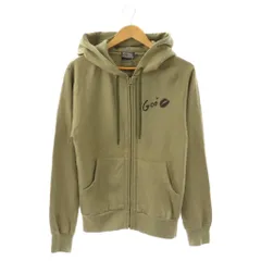 ヒステリックグラマー HYSTERIC GLAMOUR SONIC YOUTH/GOO COVER パーカー スウェット ジップアップ S カーキ ブラック /ES ■OS ■SH