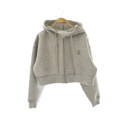 リランドチュール Rirandture ジップアップクロップドフーディ パーカー プルオーバー 1 グレー /DF ■OS