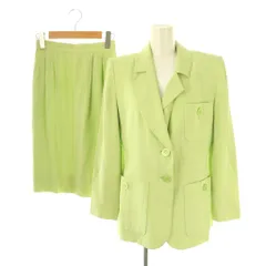 希少✨【イヴサンローラン】マオカラージャケット スカート スーツ ストライプ 2026年最新】Yves Saint Laurent ビジネス スカートスーツ上下の人気