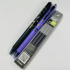 [ゆうメール配送] ★セット販売★パイロット×アナスイ　フリクションシナジーノック 消せるボールペン　ローズガーデン柄（0.5mm＋0.3mm）＆替え芯3本セット　PILOT×ANNA SUI　FRICTION