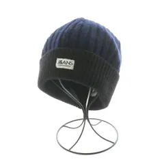 アンドドルチェ&ガッバーナ ドルガバ & DOLCE&GABBANA リブニット帽 帽子 ロゴ M ネイビー ブラック /NQ