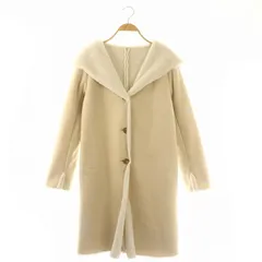 マーキュリーデュオ MERCURYDUO ロングムートンコート フェイク アウター ロング F ライトベージュ /HK ■OS