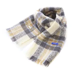 ブルーレーベルクレストブリッジ BLUE LABEL CRESTBRIDGE フリンジチェック柄マフラー ストール マルチカラー /SB ■OS