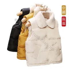 【送料無料】ダウンベスト キッズ 中綿ベスト 裏ボア 女の子 男の子 厚手 ボア ベスト アウターベスト 春秋冬 ライトダウン 子供 ダウンコート 上着 ジャケッ CCTZ1108P052