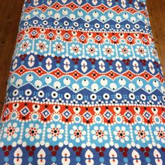 新品 マタノアツコ タオルケット1枚 アウトレット 音符柄 ブルー
