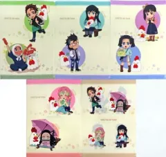 【中古】クリアファイル 全5種セット A4オリジナルクリアファイル 「鬼滅の刃×ローソン」 対象商品購入特典