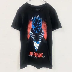 【3点以上まとめ買いで20%OFF】古着 used　僕のヒーローアカデミア　ヒロアカ　半袖アニメプリントTシャツ　マンガ　黒　ブラック　Sサイズ