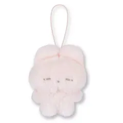【中古】キーホルダー いちごラテ 「うさぎのねむちゃん ぷちマスコットぬいぐるみ」