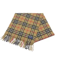 バーバリーズ ノバチェック カシミヤ マフラー ベージュ Burberrys