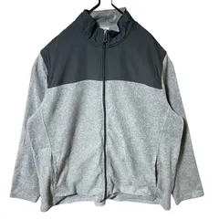 グレー フリース 薄手 スターター 2XL ジャケット メンズ 古着 長袖