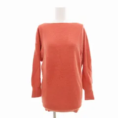 プラステ PLST タグ付き ニット セーター チュニック アンゴラ混 長袖 2 M サーモンピンク系 ■GY03 /VU◇ 0214