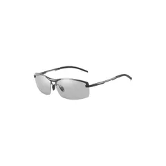 【迅速発送】[FEISEDY] サングラス 調光 偏光サングラス メンズ ハーフリムオーバル スポーツサングラス 釣り 運転 おしゃれ ドライブ 野球 ゴルフ ランニング アウトドア UVカットB1066 0