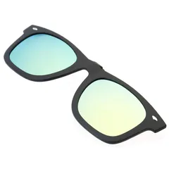 【迅速発送】[Goods Land] 超軽量 クリップオン サングラス 偏光 調光 跳ね上げ ウェリントン UV 400 カット メンズ レディース GD-CLGL-MRLB 1