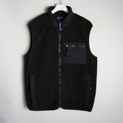 正規 Patagonia パタゴニア Synchilla Vest シンチラ ベスト フルジップ フリース スタンドアップカラー 23011SP23 black 黒 M 509P★4