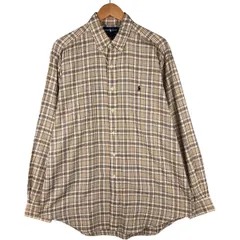古着 ラルフローレン Ralph Lauren BLAKE 長袖 ボタンダウンチェックシャツ メンズL相当/eaa593754