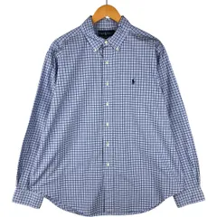 古着 ラルフローレン Ralph Lauren CLASSIC FIT クラシックフィット ギンガムチェック 長袖 ボタンダウンチェックシャツ/eaa593755