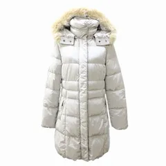 コムサデモード COMME CA DU MODE 大きいサイズ 3WAY ダウンコート ジャケット フード取外し可能 ベージュ 13 約XL 0614 STK