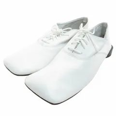 レペット Repetto × ジャックムス JACQEMUS 美品 24SS Zizi Jacquemus Oxford Shoes ジジ オックスフォード シューズ デッキシューズ モカシン スクエアトゥ 白 ホワイト 40 約25cm～25.5cm