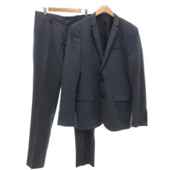 ザラマン ZARA MAN スーツ セットアップ フォーマル テーラードジャケット スラックス パンツ 54 42 紺 ネイビー /NU