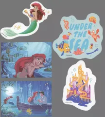 【中古】シール・ステッカー リトル・マーメイド ダイカットステッカーセット 「Happyくじ Disney Wishing Stars」 J賞
