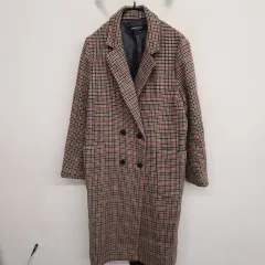 レディース 66サイズ ケネスコール ウール混 ダブル コート