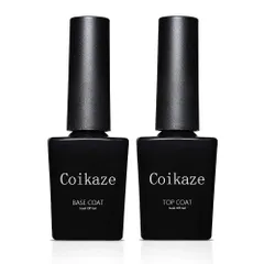 ジェルネイル ベースコート＆トップコートセット UV・LED対応 15ml(ベース＆トップ)
