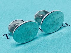 希少】Tiffany & Co. シルバー カフリンクス - メルカリ