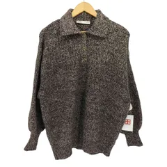 ザラ ZARA メランジ オーバーサイズ ニット ポロシャツ レディース import：S 