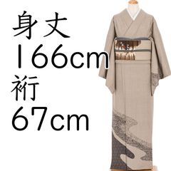 綿紬◇霞に小菊 露芝 夏物 浴衣 藍染本染 - メルカリ