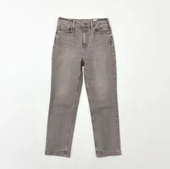 upperhights アッパーハイツ THE DIANA ROYAL ETOUPE ダメージ 加工 デニム パンツ グレー 系 サイズ 22 708-0010