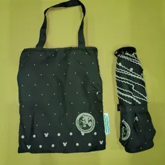 【非売品】ディズニーリゾート　バケーションパッケージ　折りたたみ傘　ブラック