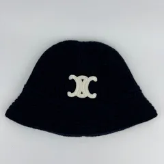 【最終値下げ】CELINE トリオンフ バケットハット ブラック Mサイズ 最終値下げ】CELINE トリオンフ バケットハット ブラック Mサイズ 最終