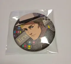 7-99 エルヴィン・スミス 進撃の巨人 縁日 和紙風トレーディング缶バッジ