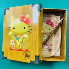 【オマケあり】2007年製 ハローキティ レターセット レタセ 箱ありまねきねこ 招き猫 招福 小判 金色 黄金 1000万両