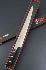 G-34 関兼常 本匠 兼正 Gシリーズ 霞研 水牛口付 朴柄 和包丁 相出刃 G-34 関兼常 本匠 兼正 Gシリーズ 霞研 水牛口付 朴柄 和包丁 相出刃