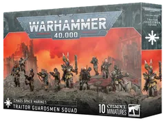 【ウォーハンマー】ケイオス・スペースマリーン：トレイター・ガーズマン・スカッド	CHAOS S/MARINES: TRAITOR GUARDSMEN SQUADのサムネイル