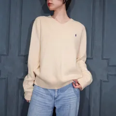 USA VINTAGE Polo by Ralph Lauren HORSE EMBROIDERY DESIGN LAMB WOOL KNIT/アメリカ古着ポロバイラルフローレンホース刺繍デザインラムウールニット