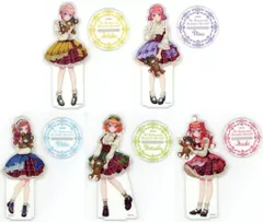 【中古】アクリルスタンド・アクリルパネル 全5種セット BIGクリアスタンド 「ひこくじ 五等分の花嫁* ～どっちの私が好き?～」 F賞