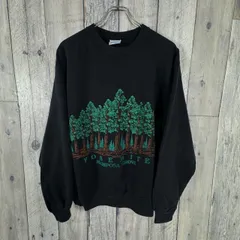 OLD Hanes 80s ヘインズ 米国製 YOSEMITE MARIPOSA GROVE スウェット スエット トレーナー メンズ L サイズ