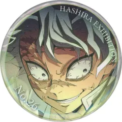 【中古】バッジ・ビンズ 不死川実弥(デザイン26) 「アニメ 鬼滅の刃 柱展 -そして無限城へ- 柱百景～エモーショナル缶バッジ40～ 不死川実弥」