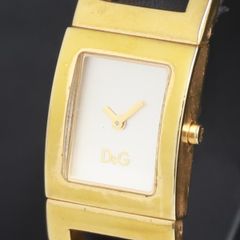 D&G ドルチェアンドガッバーナ レディース 腕時計 ゴールド 電池新品