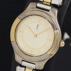 이브산 로랑 5420-F44557 QZ 골드 문자판 여성 시계 KRH 2000000 NSK