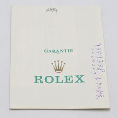 1981年購入 入手不可能！ROLEX レディース6917 保証書 タグ 一式