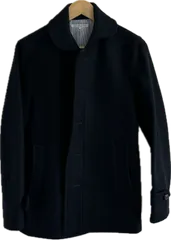 Z1590【美品】GREEN LABEL RELAXINGグリーンレーベルリラクシング　コートアウター　ネイビー　メンズ　Sサイズ