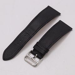 新品未使用 JeanRousseau 時計ベルト カーフ 黒 23ミリ - メルカリ