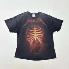 90s ~ 00s Vintage METALLICA メタリカ BODY SKELETON TEE ボディ スケルトン Tシャツ Rib Cage Tour ボーン フェード サイズ 2XL 706