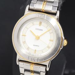 CITIZEN 新品電池 極美品 腕時計 稼働品 4630-E60574 コンビ