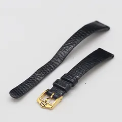 グッチ 純正ベルト ブラック レザー 13ｍｍ用 レディース腕時計 2000000 NSK KTU