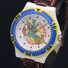 箱付 JAL ディズニーツアー WQZ キャラクター文字盤 ミッキーマウス メンズ腕時計 2000000 NSK KMR