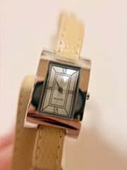 新品　ミキモト MIKIMOTO  NNS-8029F　2連巻きベルト　腕時計 稼働✨美品】ミキモト 腕時計 NNS-8029F スクエア 2重巻き 限定品